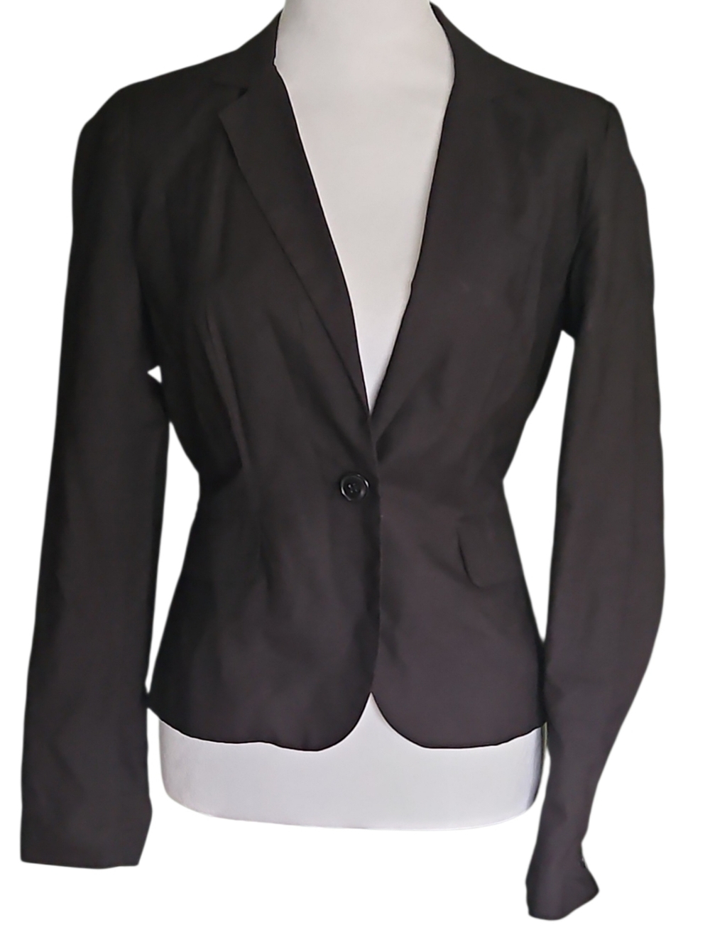 Forever21 Sheer Back Single Button Blazer
